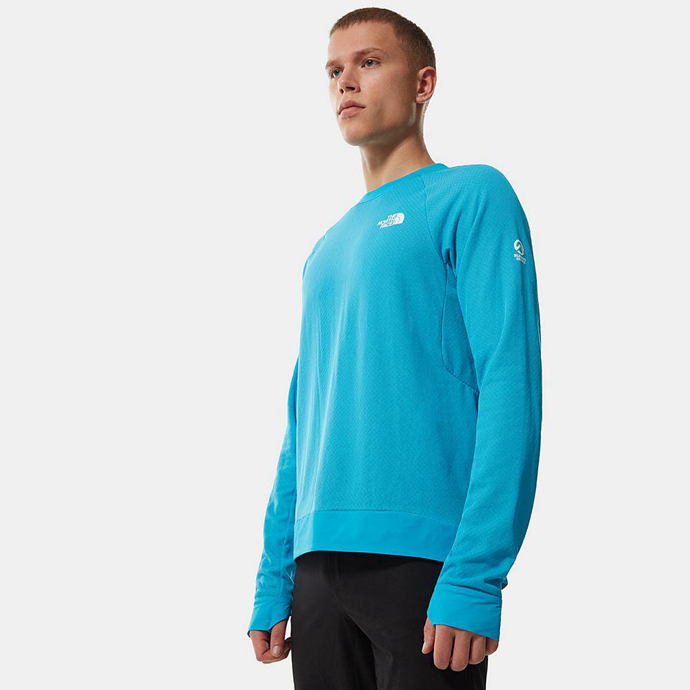 The North Face Summit Series™ L2 Futurefleece™ Ανδρικα Πουλόβερ - Μπλε (BTJK04182)